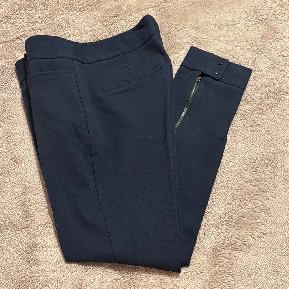 Nordstrom Blue Slim Fit Ankle Pants - Picture 1 of 4